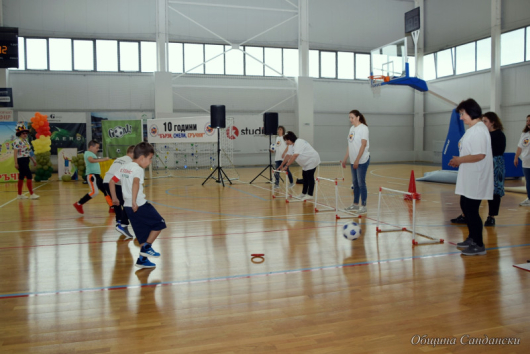 В Деня на българския спорт, Спортна зала - град Сандански
