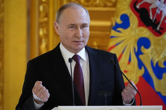Руският президент Владимир Путинзаяви в петък по телевизията чев настъплението