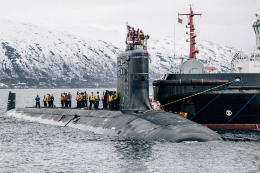 Ядрена подводница от 6 ти флот на ВМС на САЩ